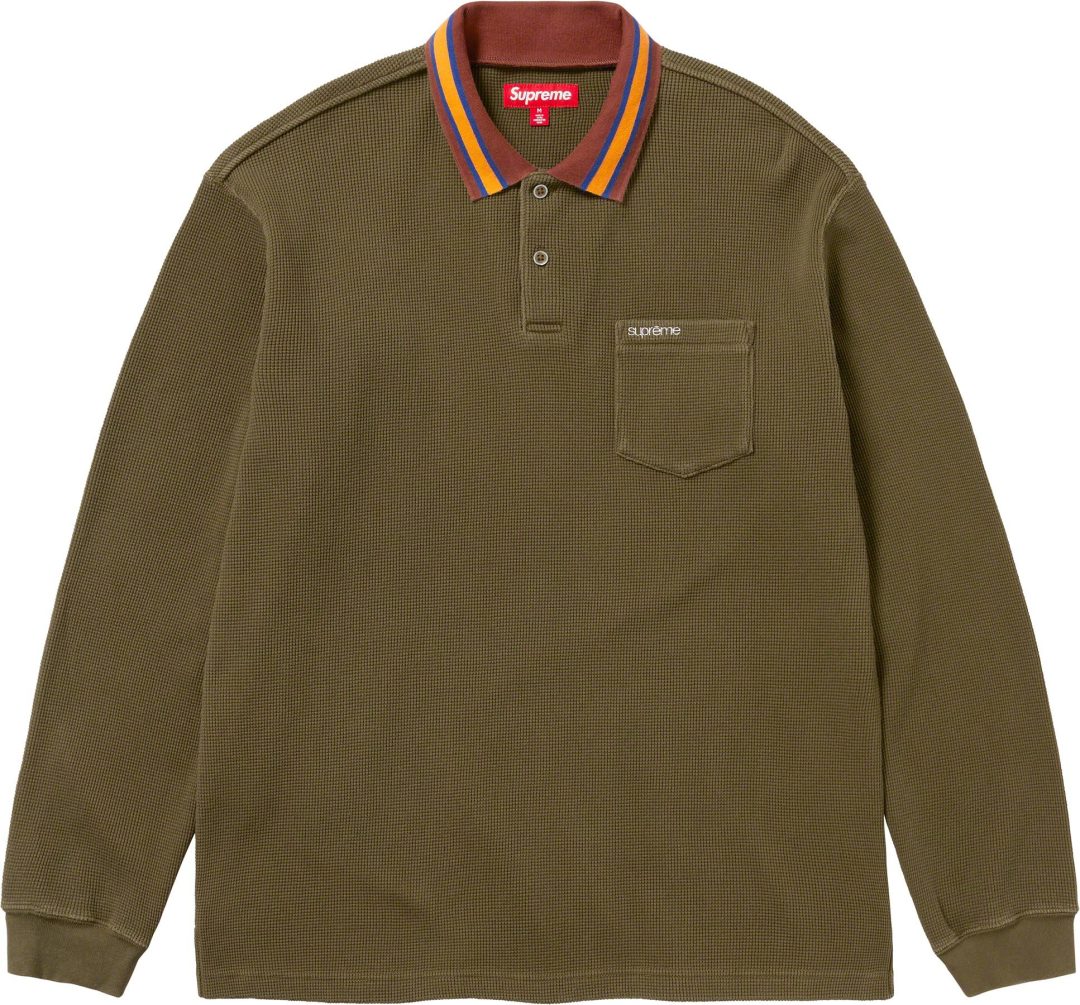 supreme-23fw-23aw-thermal-ls-polo