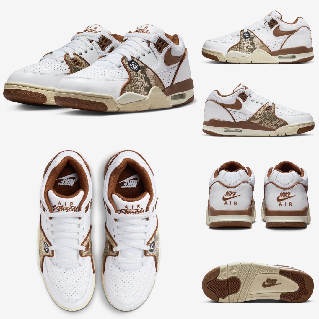 STUSSY × NIKE AIR FLIGHT 89 3カラー、コラボアパレルが12/9、12/13に ...