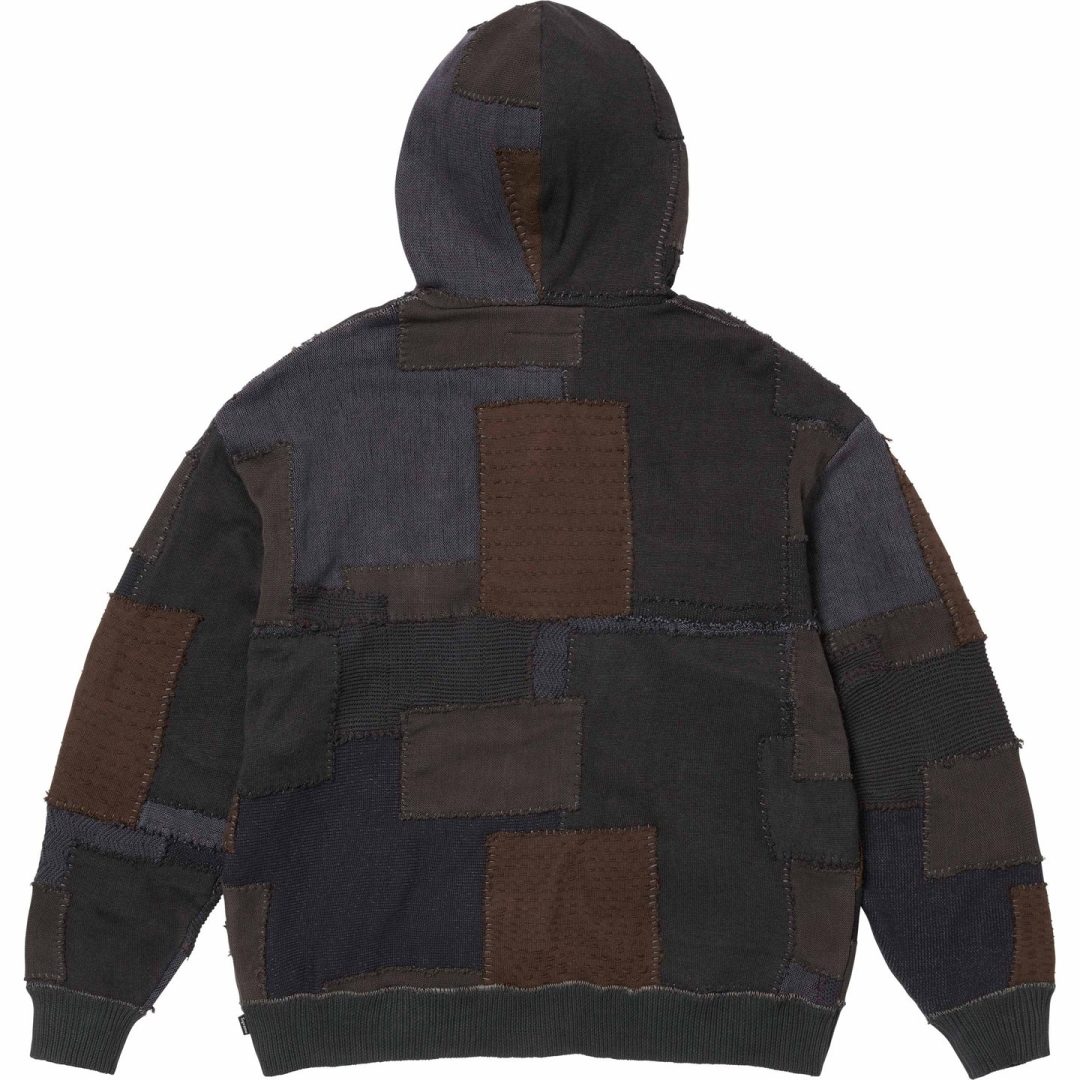 supreme-23fw-23aw-blackmeans-patchwork-zip-up-hooded-sweater