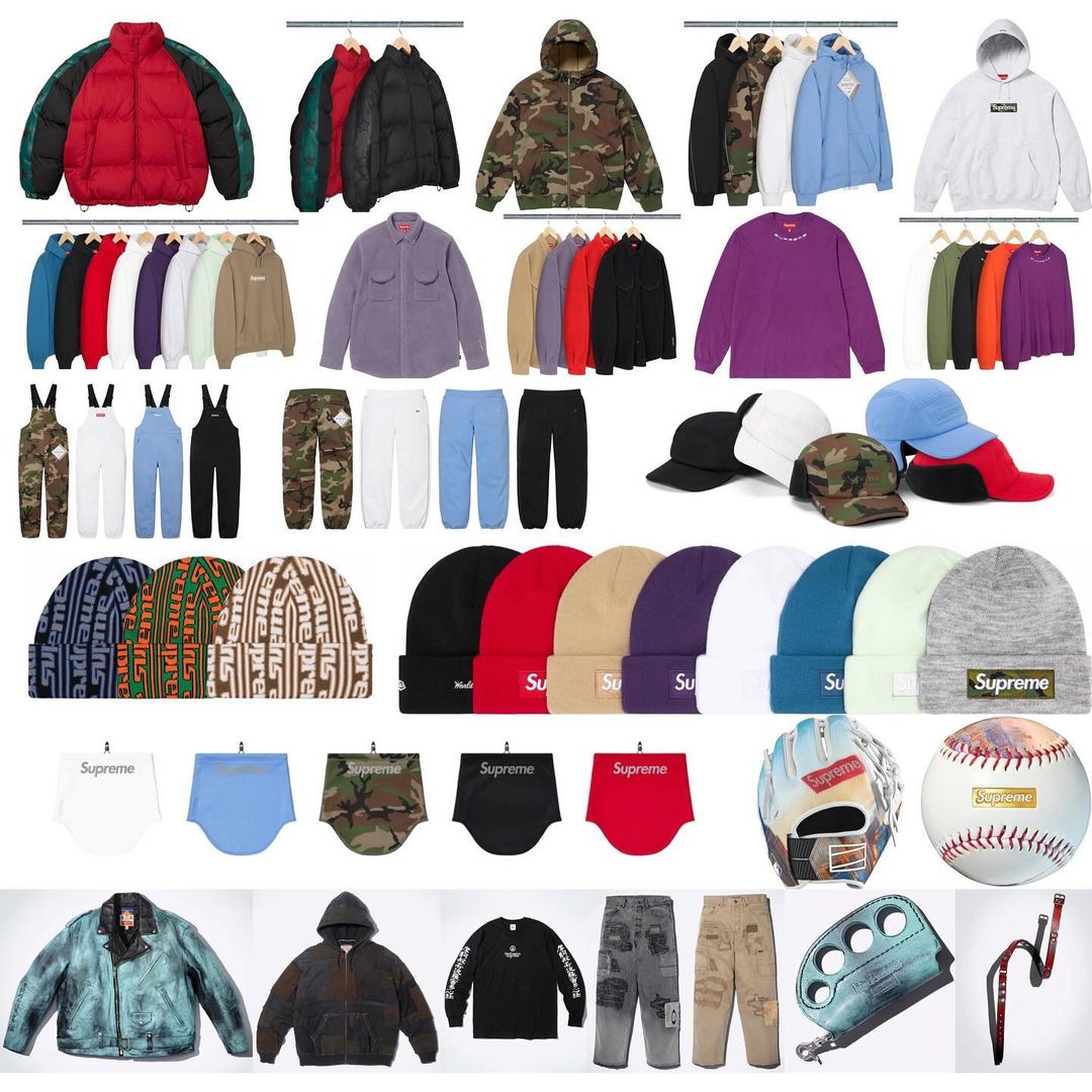 Supreme 公式通販サイトで12月9日 Week16に発売予定の23FW 23AW 新作