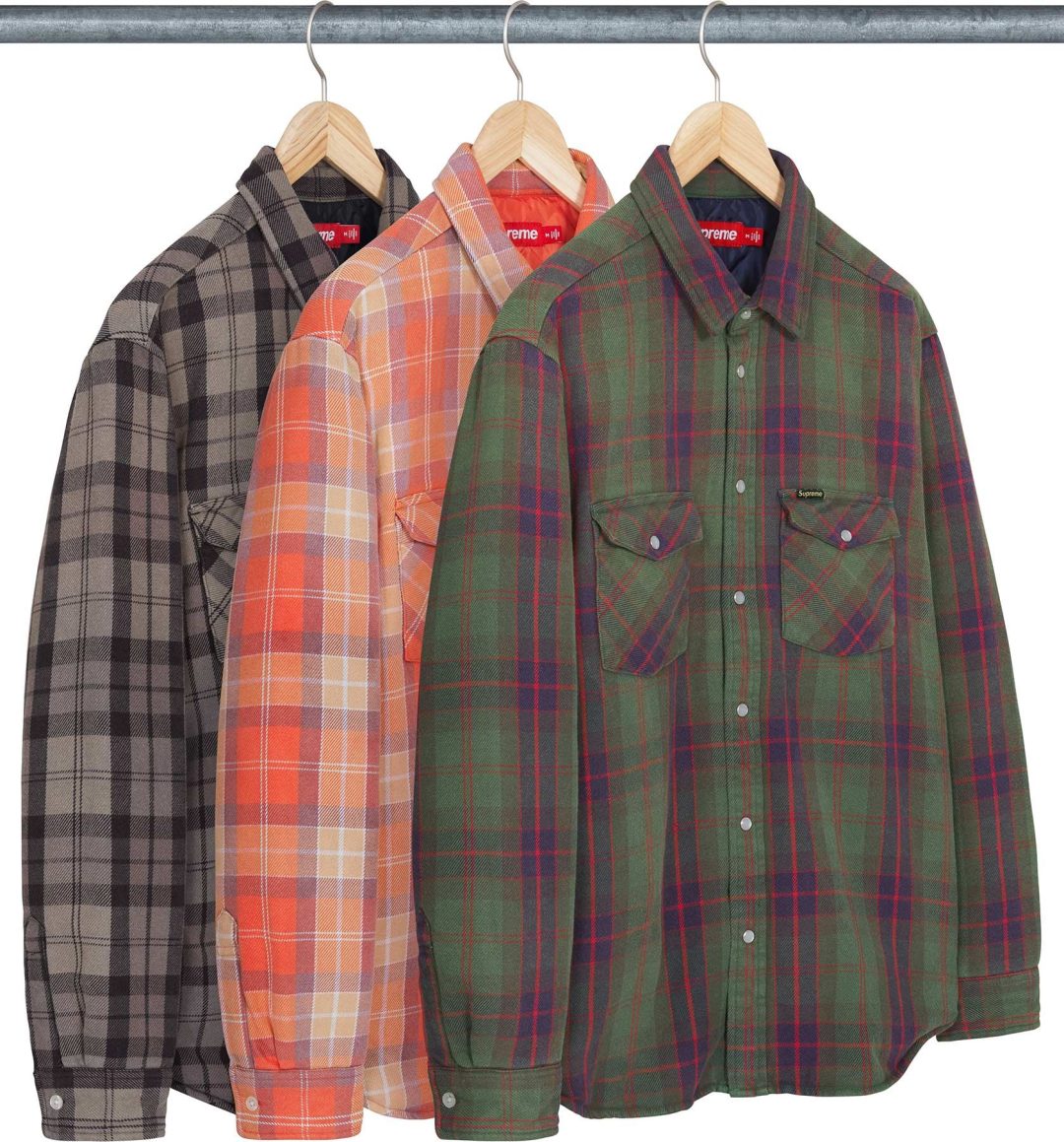 supreme-24ss-quilted-flannel-snap-shirt
