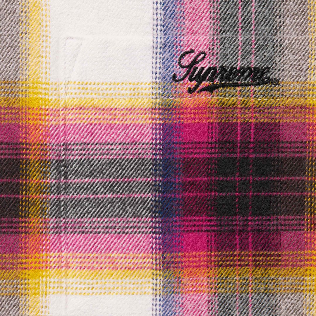 supreme-24ss-shadow-plaid-flannel-zip-up-shirt