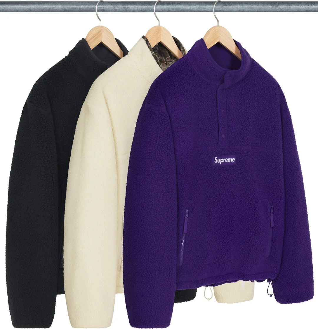 supreme-24fw-24aw-polartec-shearling-reversible-pullover