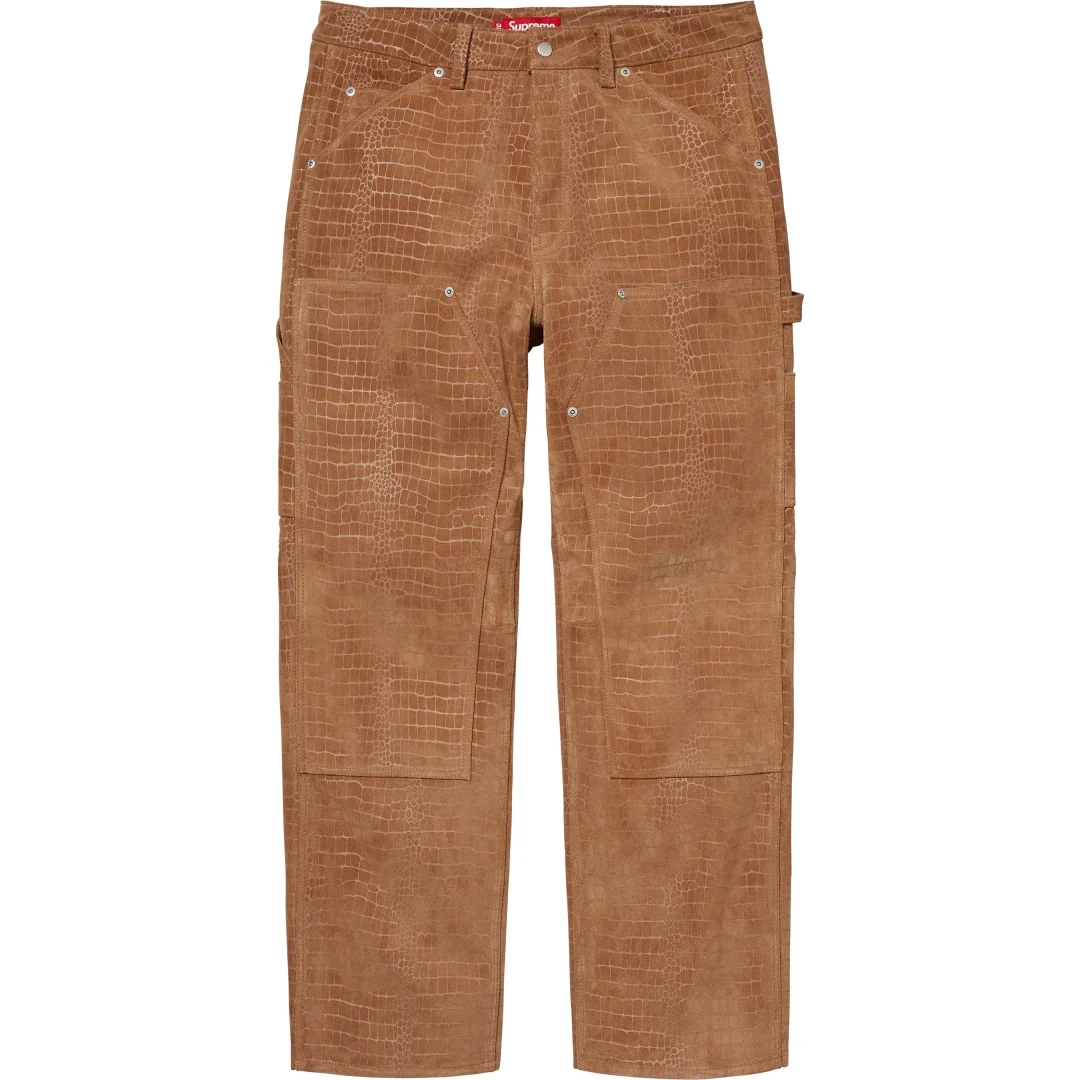 supreme-24fw-24aw-suede-double-knee-painter-pant
