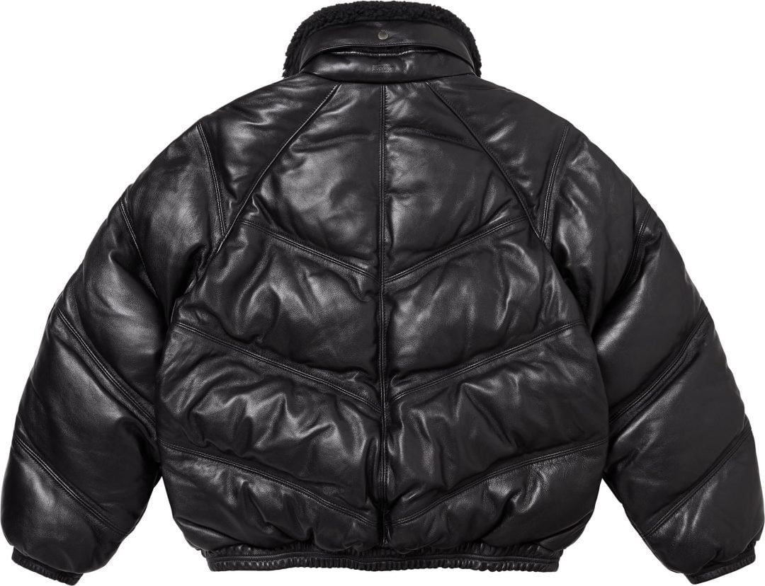 supreme-24fw-24aw-supreme-schott-chevron-leather-down-puffer-jacket