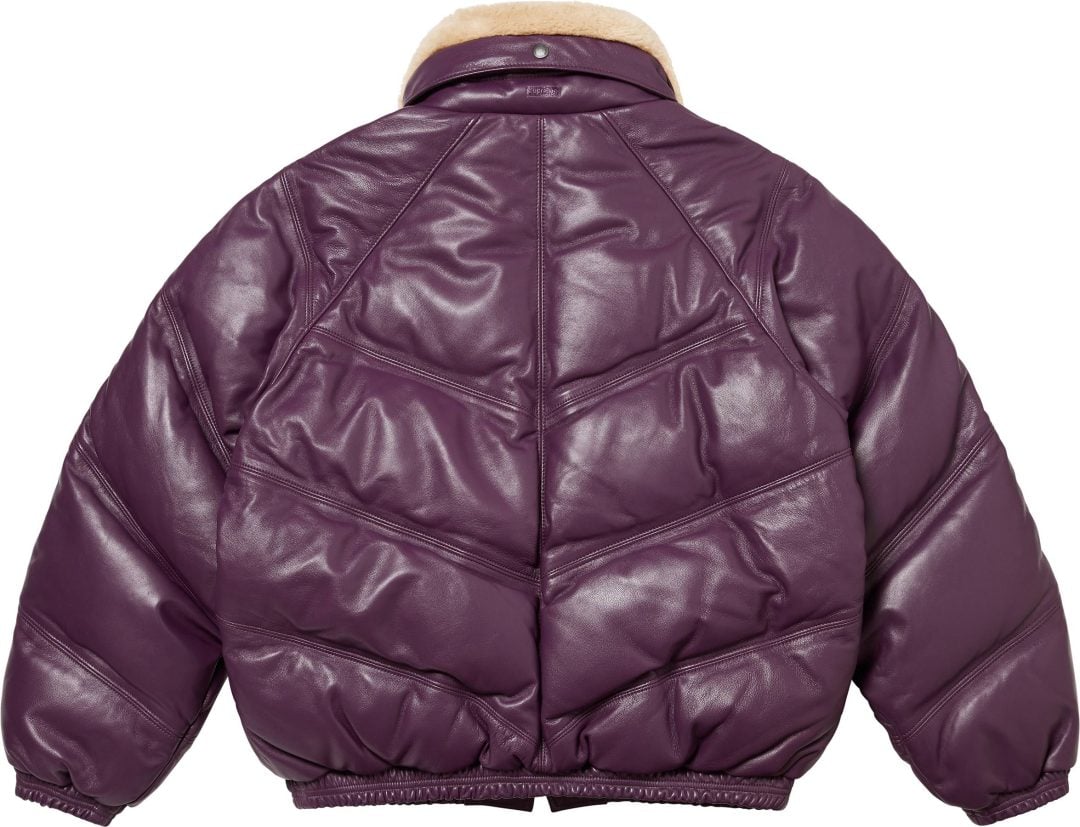 supreme-24fw-24aw-supreme-schott-chevron-leather-down-puffer-jacket