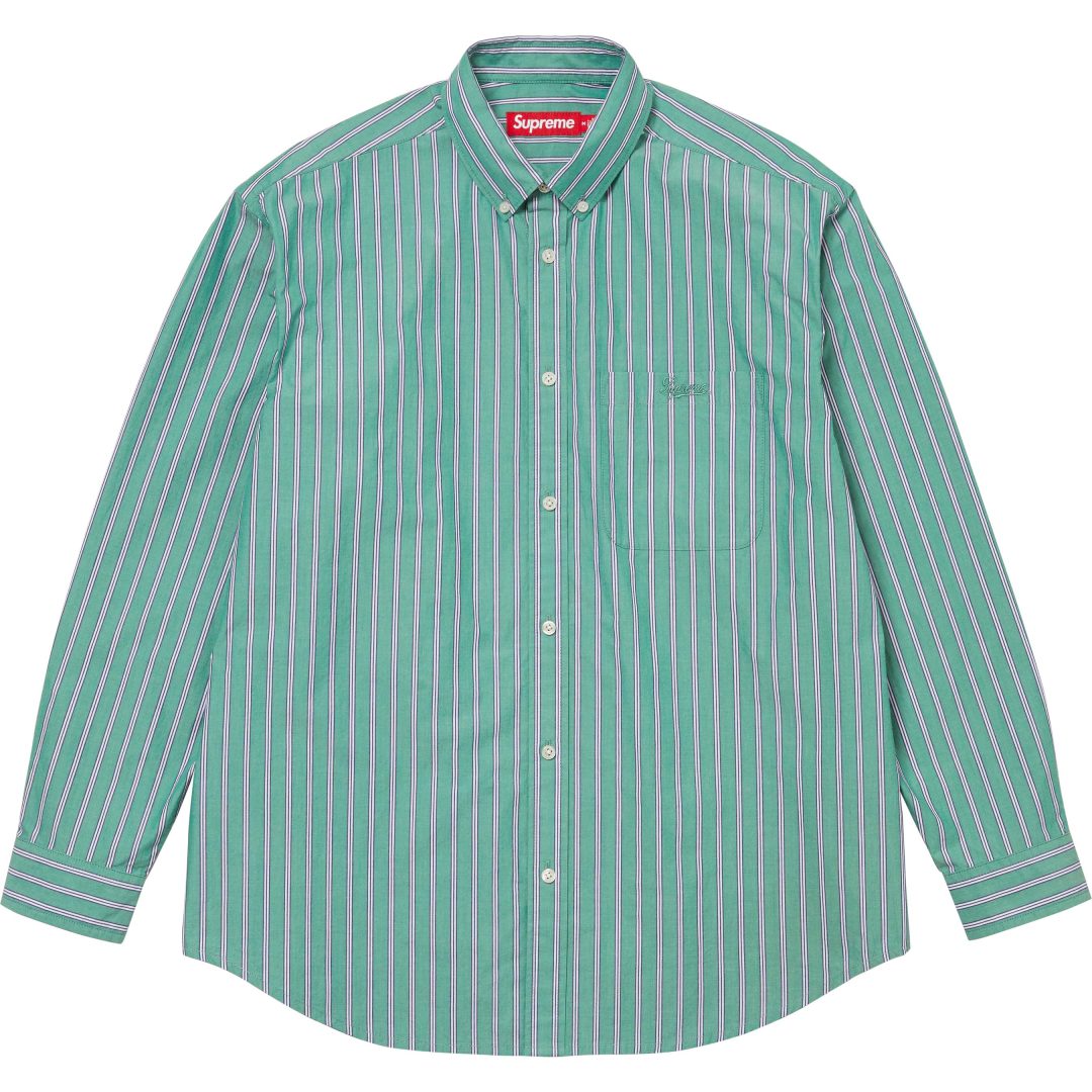 supreme-24fw-24aw-loose-fit-stripe-shirt