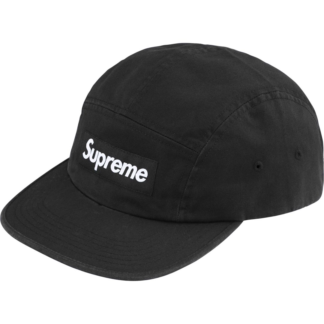 supreme-24fw-24aw-washed-chino-twill-camp-cap