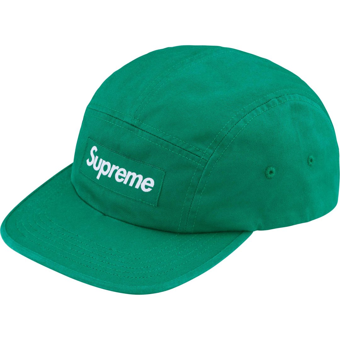 supreme-24fw-24aw-washed-chino-twill-camp-cap