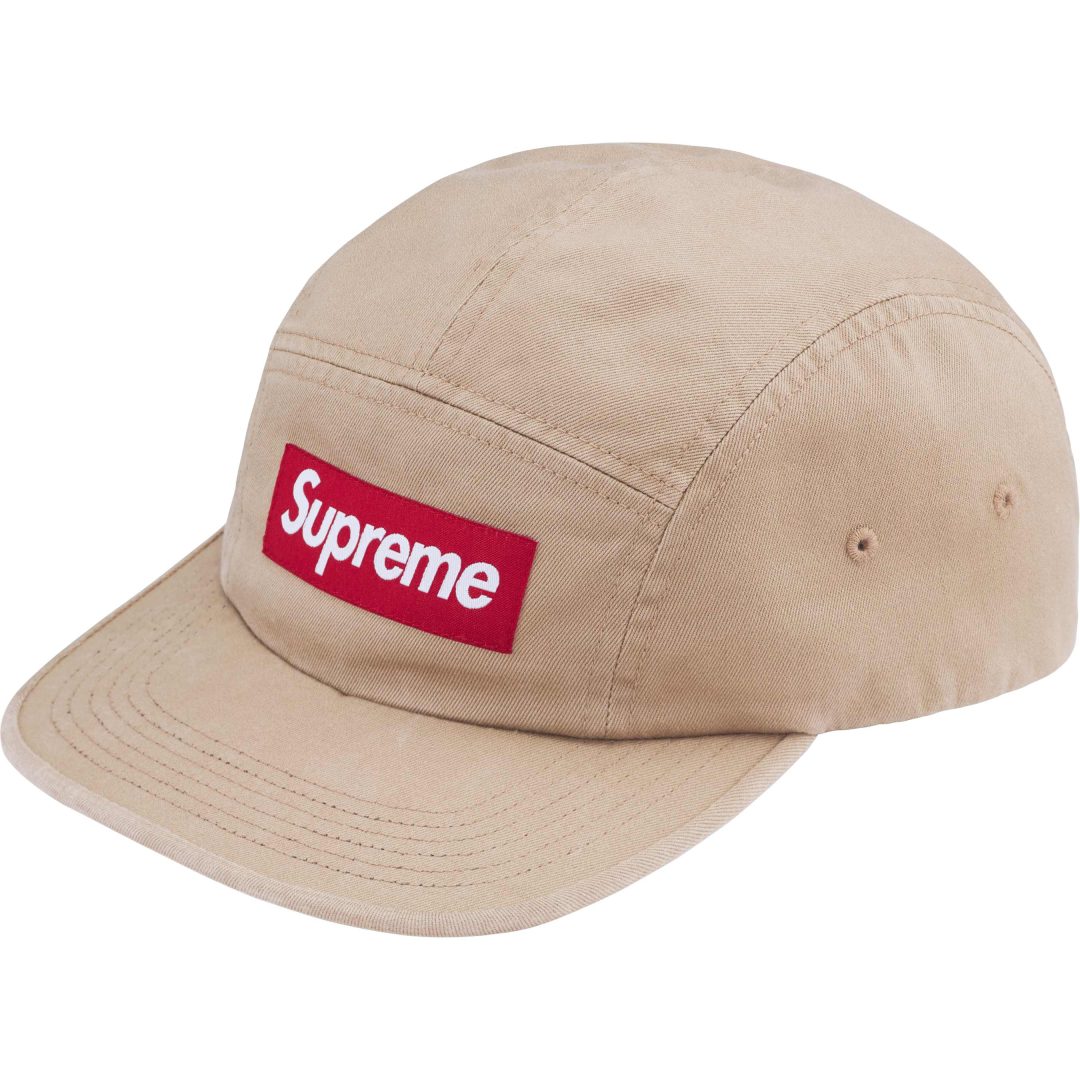 supreme-24fw-24aw-washed-chino-twill-camp-cap