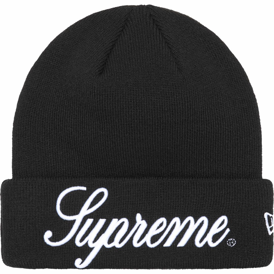 supreme-24fw-24aw-new-era-script-beanie