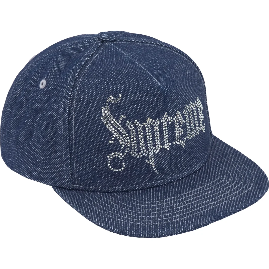supreme-24fw-24aw-rhinestone-5-panel
