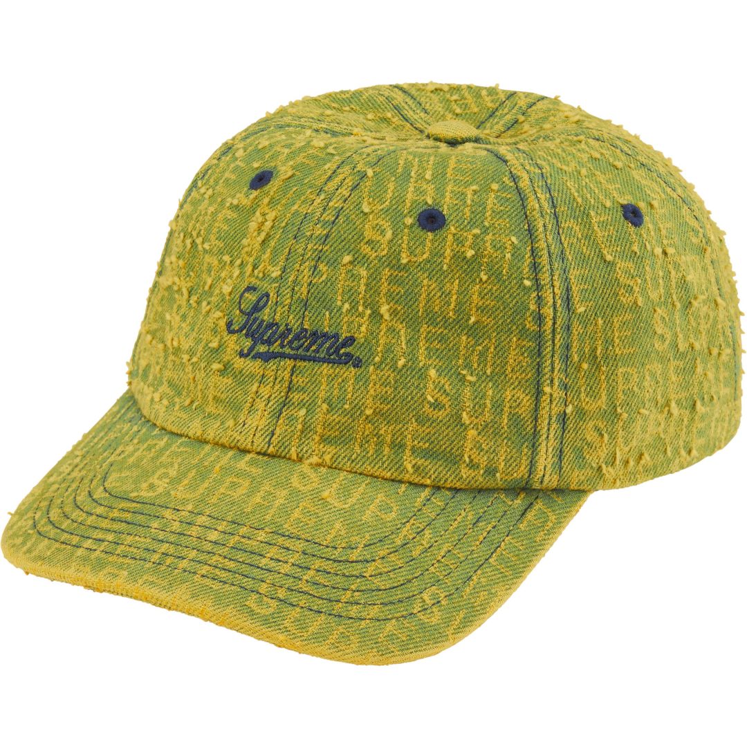 supreme-24fw-24aw-needle-punch-denim-6-panel