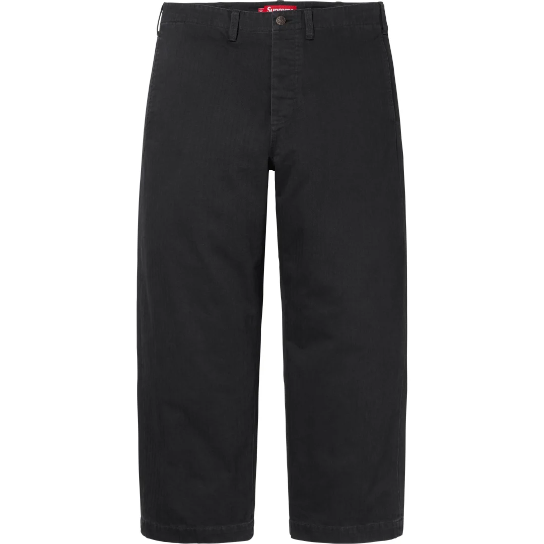 supreme-24fw-24aw-washed-herringbone-chino-pant