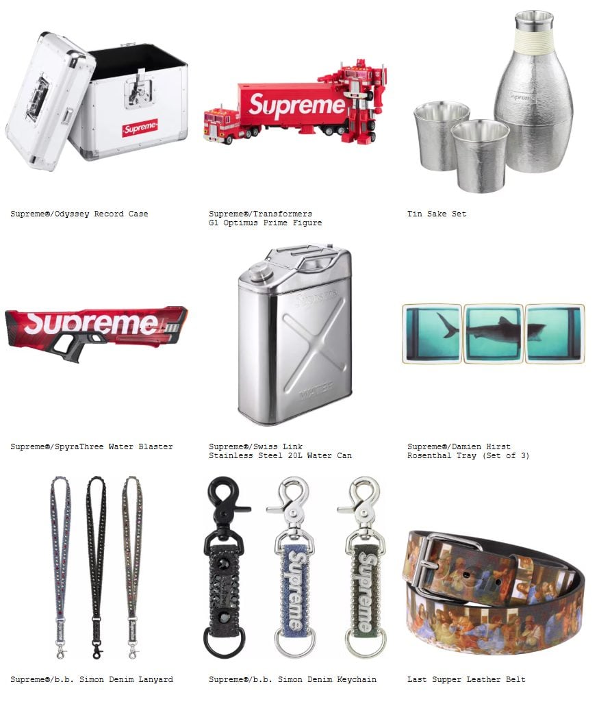 Supreme 25SSのアクセサリー＆シューズ＆スケート一覧 | God