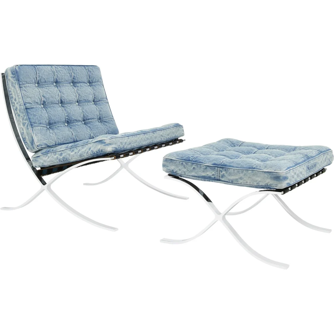 supreme-25ss-supreme-knoll-denim-barcelona-chair-ottoman