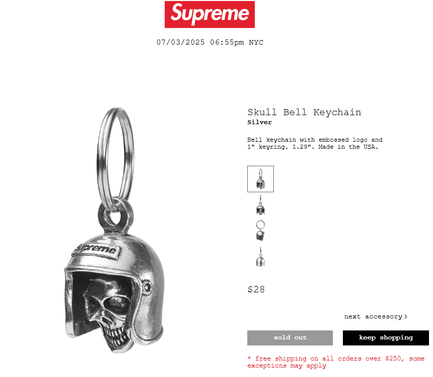Supreme 公式通販サイトで7月5日 Week19に発売予定の25SS 新作