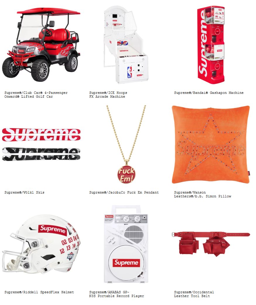 Supreme ノベルティグッズセット supreme ノベルティ セット｜Yahoo!フリマ（旧PayPayフリマ）