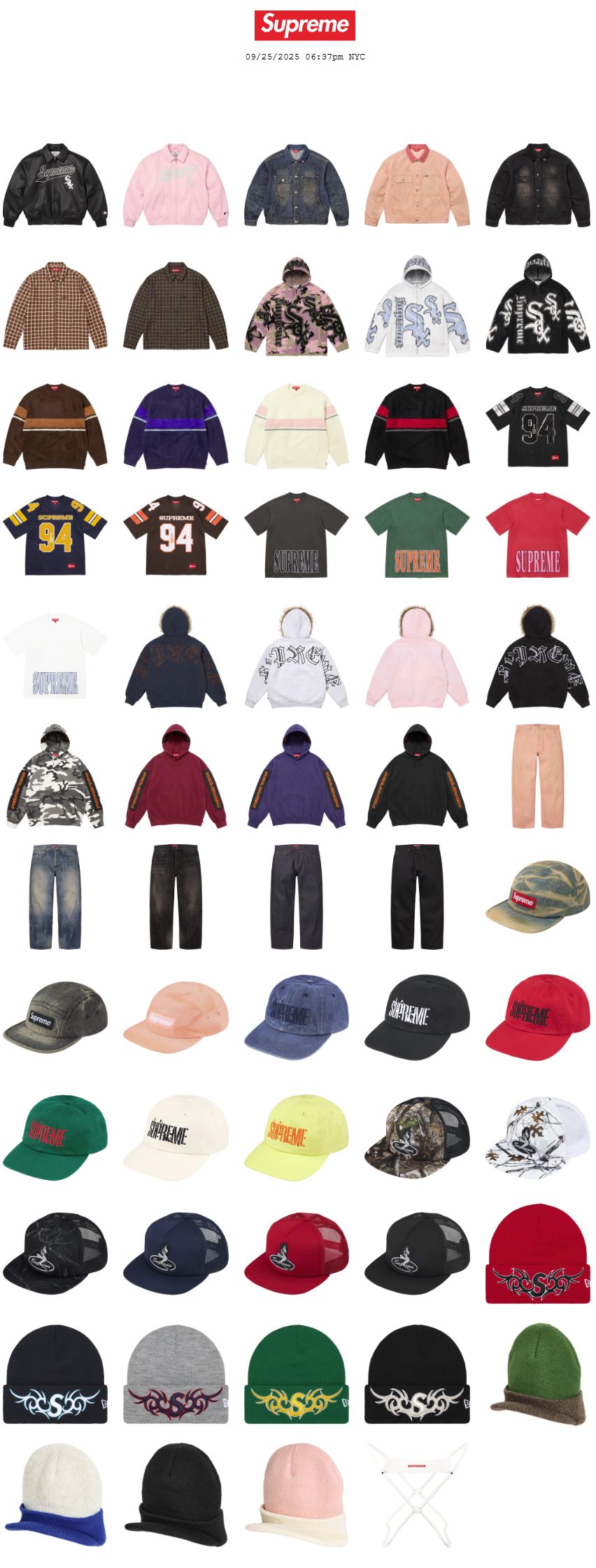 ＼早い者勝ち！！／supreme・日本未入荷・海外限定・激安価格！限定セール‼️ Supreme 公式通販サイトで9月6日 Week2に発売予定の25FW 25AW