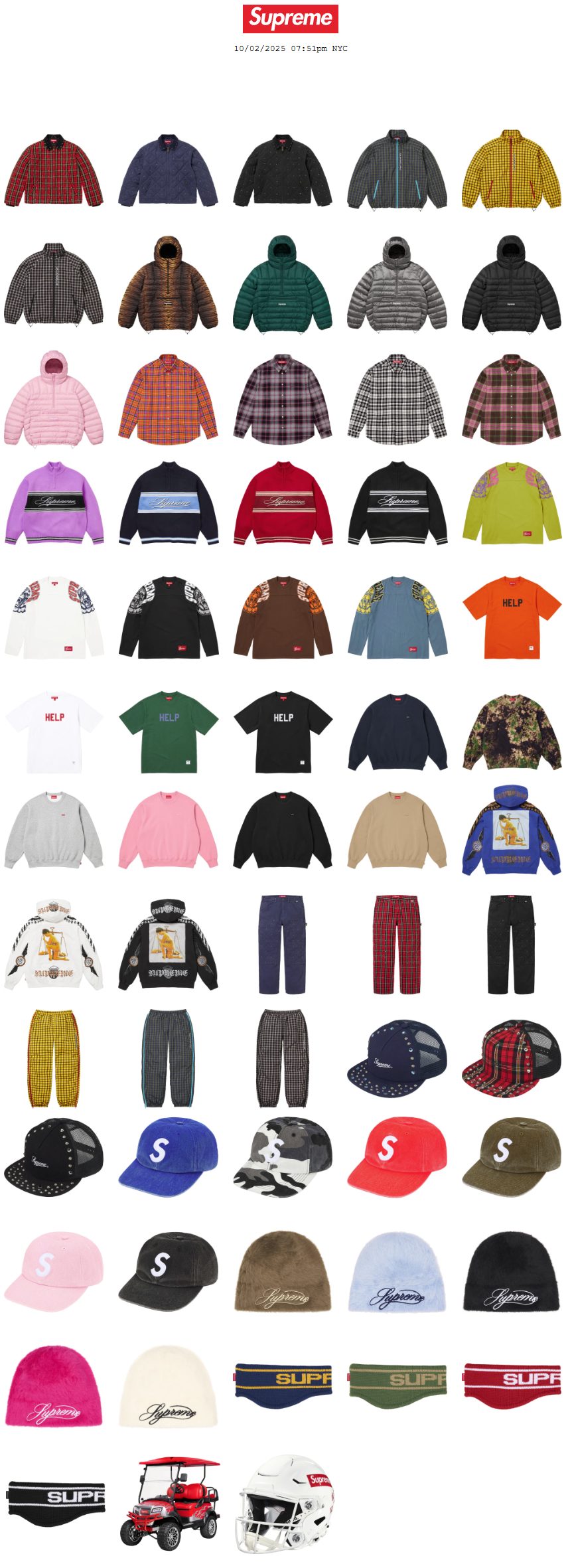 supreme 限定品 鑑定書付属 Man Supreme 公式通販サイトで10月4日 Week6に発売予定の25FW 25AW