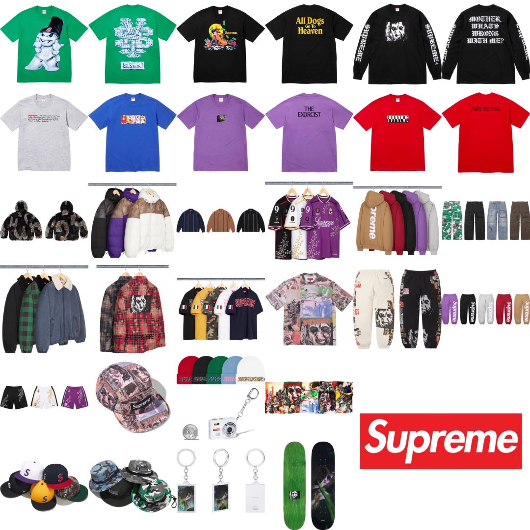Supreme 公式通販サイトで10月11日 Week7に発売予定の25FW 25AW