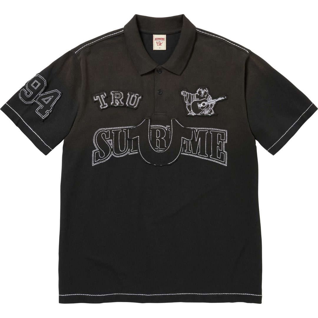supreme×true religionポロシャツ黒 値下げコメントで可能 fall-winter2025-supreme-r-true