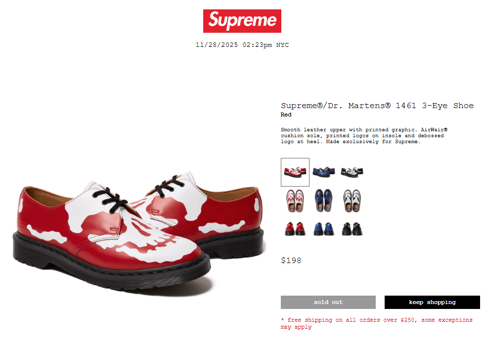 Supreme 公式通販サイトで11月29日 Week14に発売予定の25FW 25AW 新作