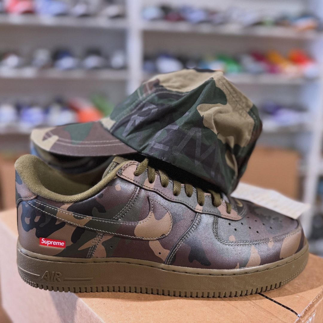 SUPREME × NIKE AIR FORCE 1 LOW OLIVE CAMOが26FW 26AWに発売予定 | God Meets ...